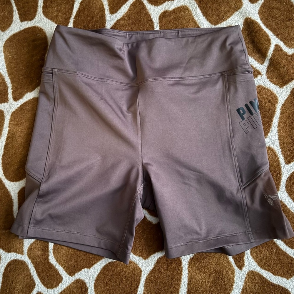PINK Victoria's Secret Women's Taupe Bike Shorts